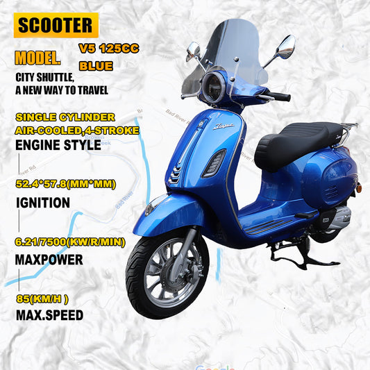 V5 125CC motorcycle scooter moped fuel motorcycle