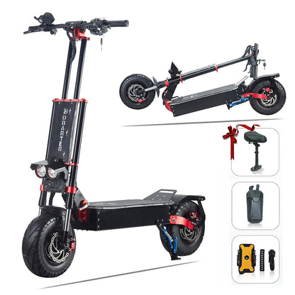 Adult Electric Scooter, 13 inches, 8000W high Power Dual Motor, Electric Scooter with seat, 60V40ah Battery, top Speed 60mph, Adult Electric Scooter Foldable Off-Road Tires